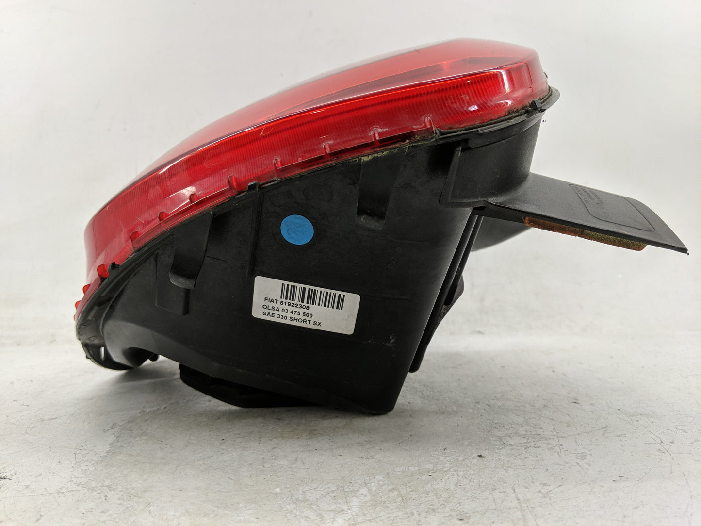 2014 Fiat 500 Tail Light Assembly Driver Left OEM P/N:51922308 Fits OEM Used Auto Parts - Oemusedautoparts1.com