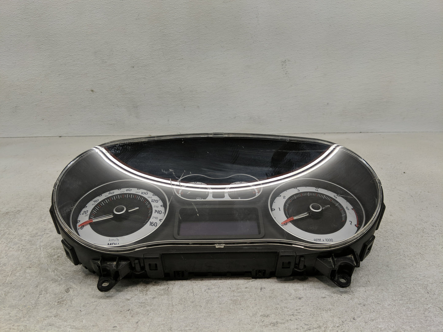 2014 Fiat 500 Instrument Cluster Speedometer Gauges P/N:51975138 Fits OEM Used Auto Parts - Oemusedautoparts1.com
