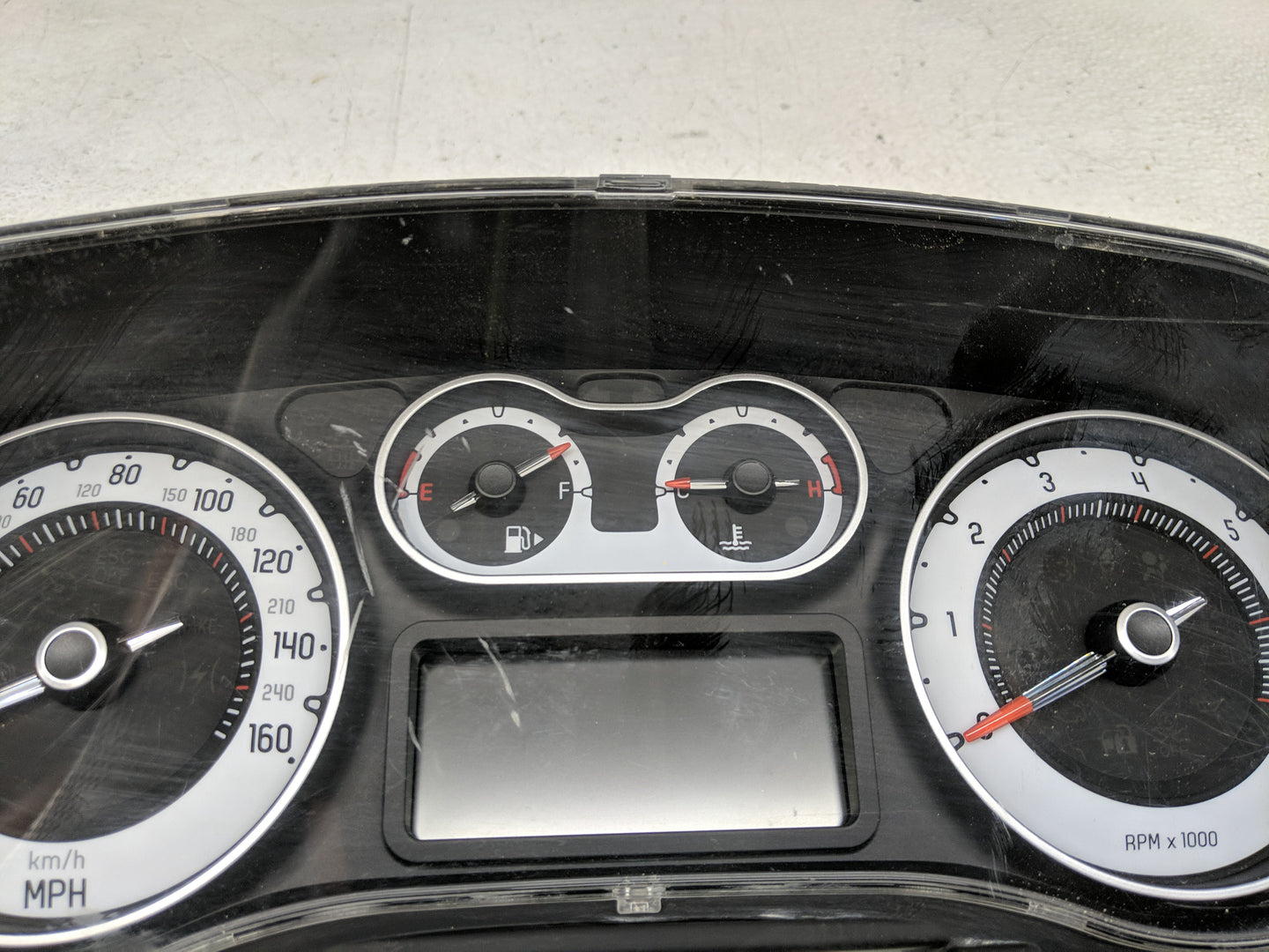 2014 Fiat 500 Instrument Cluster Speedometer Gauges P/N:51975138 Fits OEM Used Auto Parts - Oemusedautoparts1.com