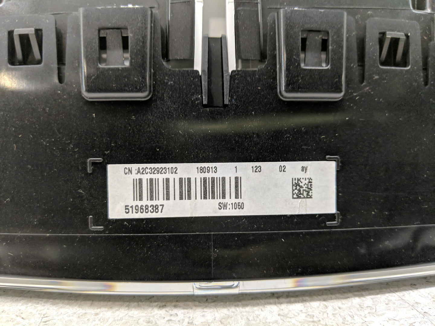2014 Fiat 500 Instrument Cluster Speedometer Gauges P/N:51968387 Fits OEM Used Auto Parts - Oemusedautoparts1.com