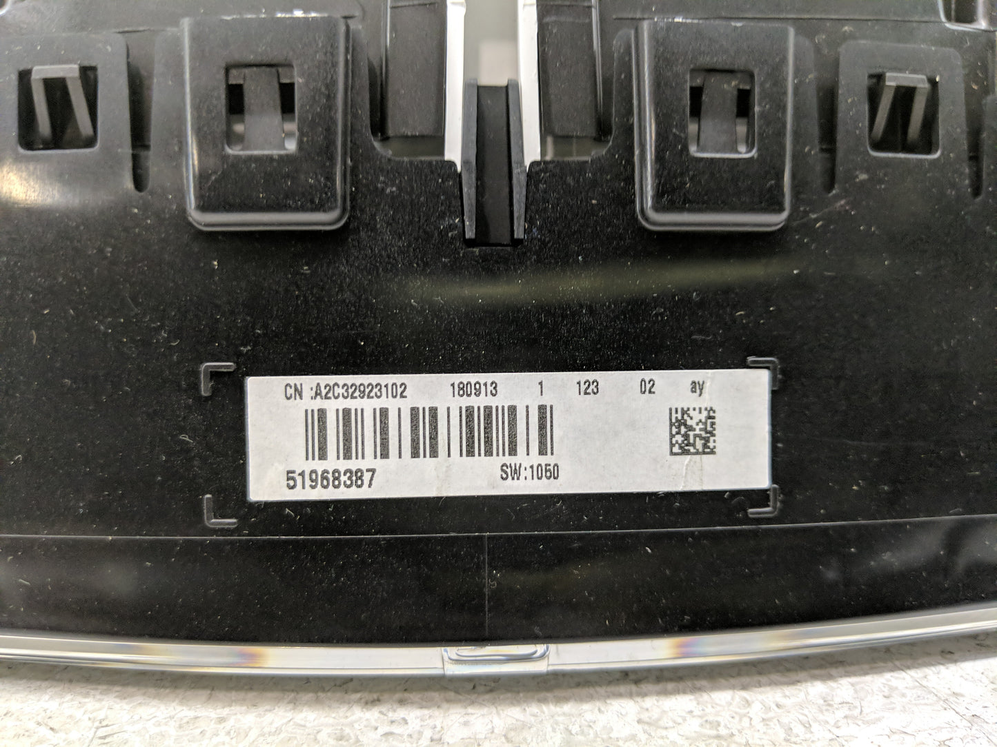 2014 Fiat 500 Instrument Cluster Speedometer Gauges P/N:51968387 Fits OEM Used Auto Parts - Oemusedautoparts1.com