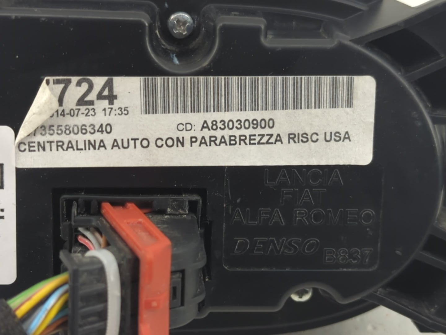 2014 Fiat 500 Climate Control Module Temperature AC/Heater Replacement Fits OEM Used Auto Parts - Oemusedautoparts1.com