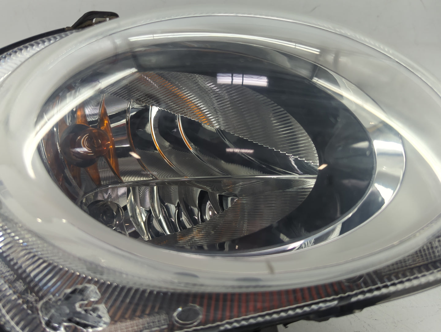 2014 Fiat 500 Driver Left Oem Front Light Lamp Black - Oemusedautoparts1.com