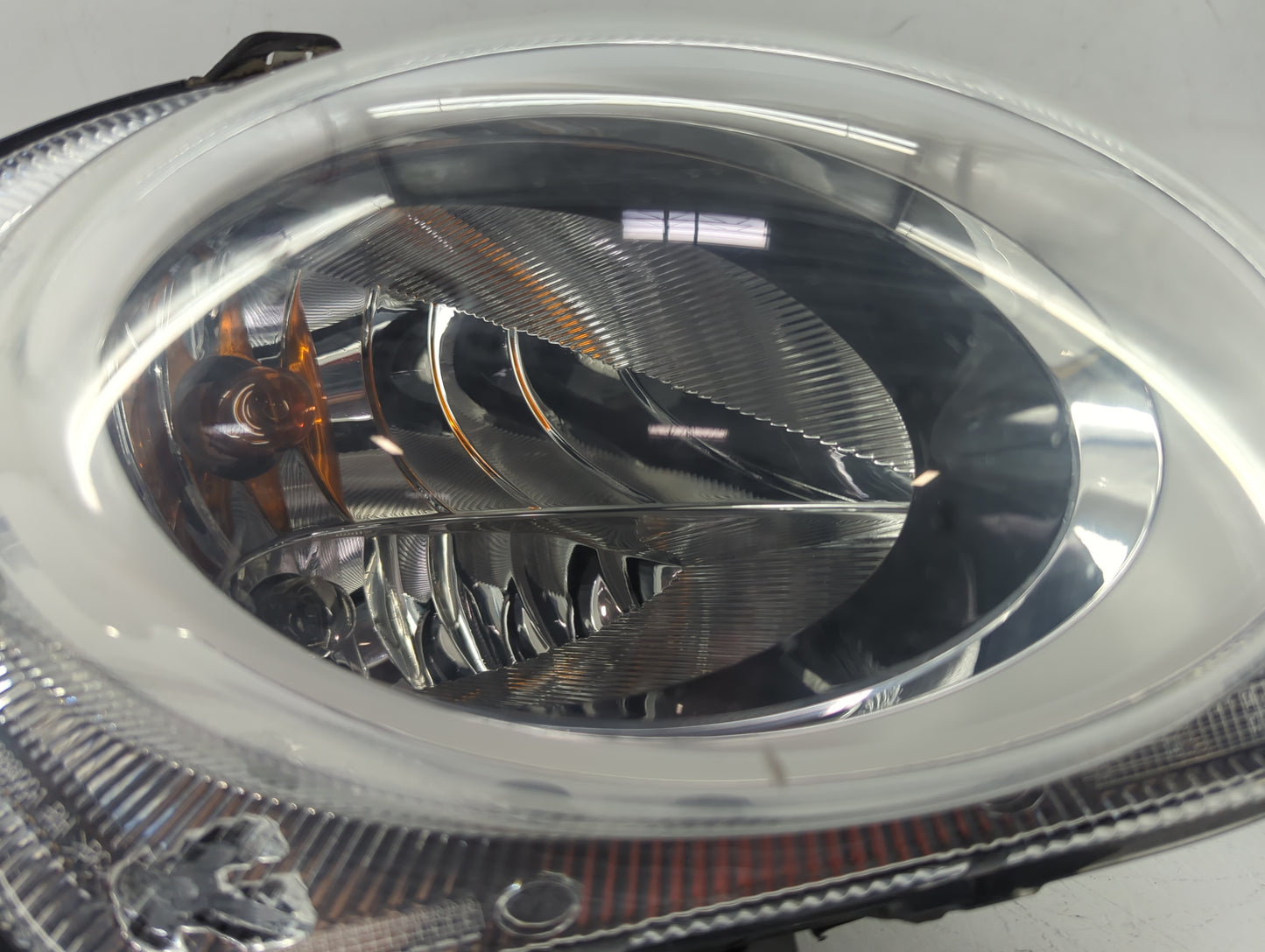 2014 Fiat 500 Driver Left Oem Front Light Lamp Black - Oemusedautoparts1.com