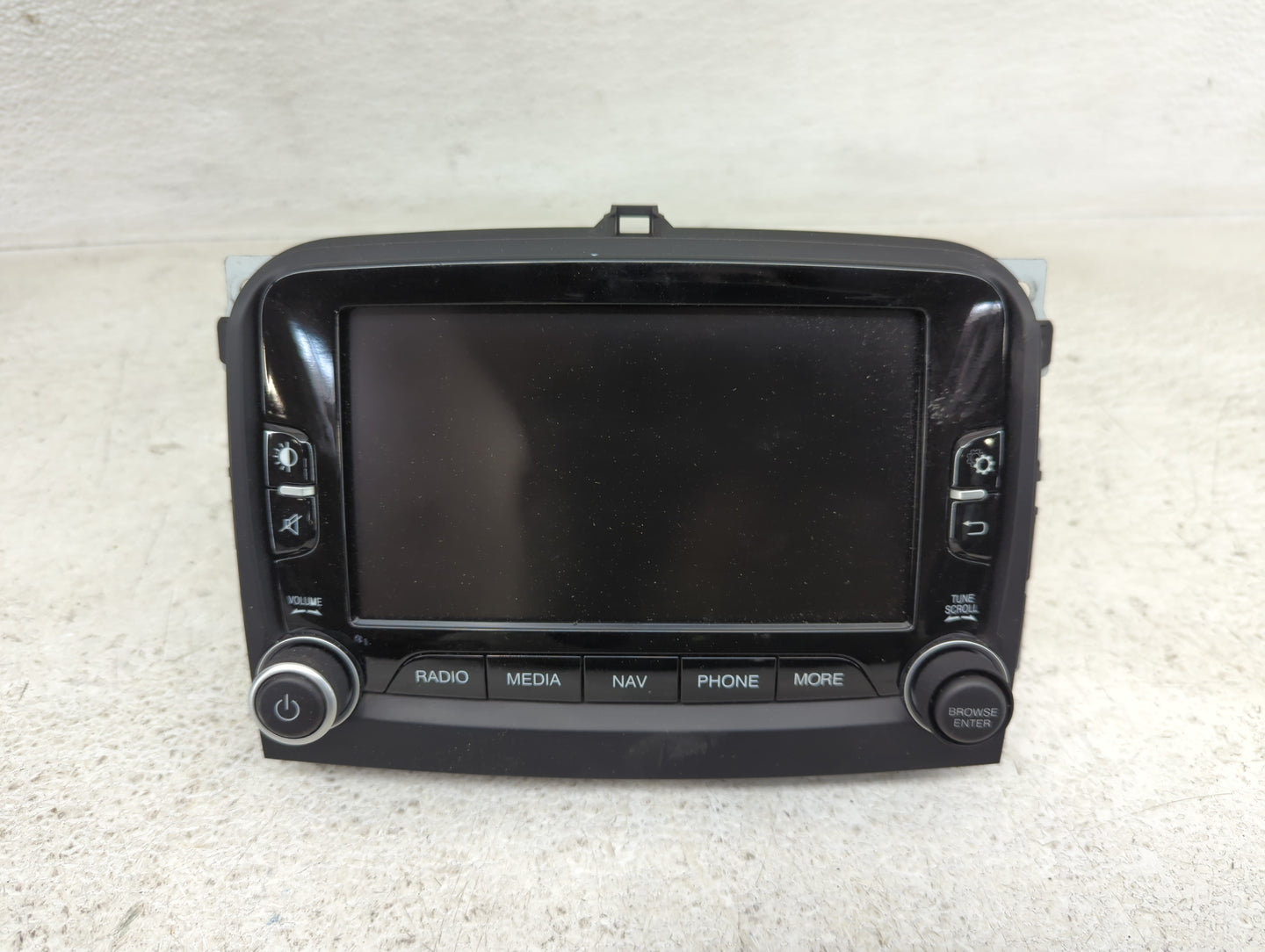 2014 Fiat 500 Radio AM FM Cd Player Receiver Replacement P/N:6434C-BE2803 Fits OEM Used Auto Parts - Oemusedautoparts1.com
