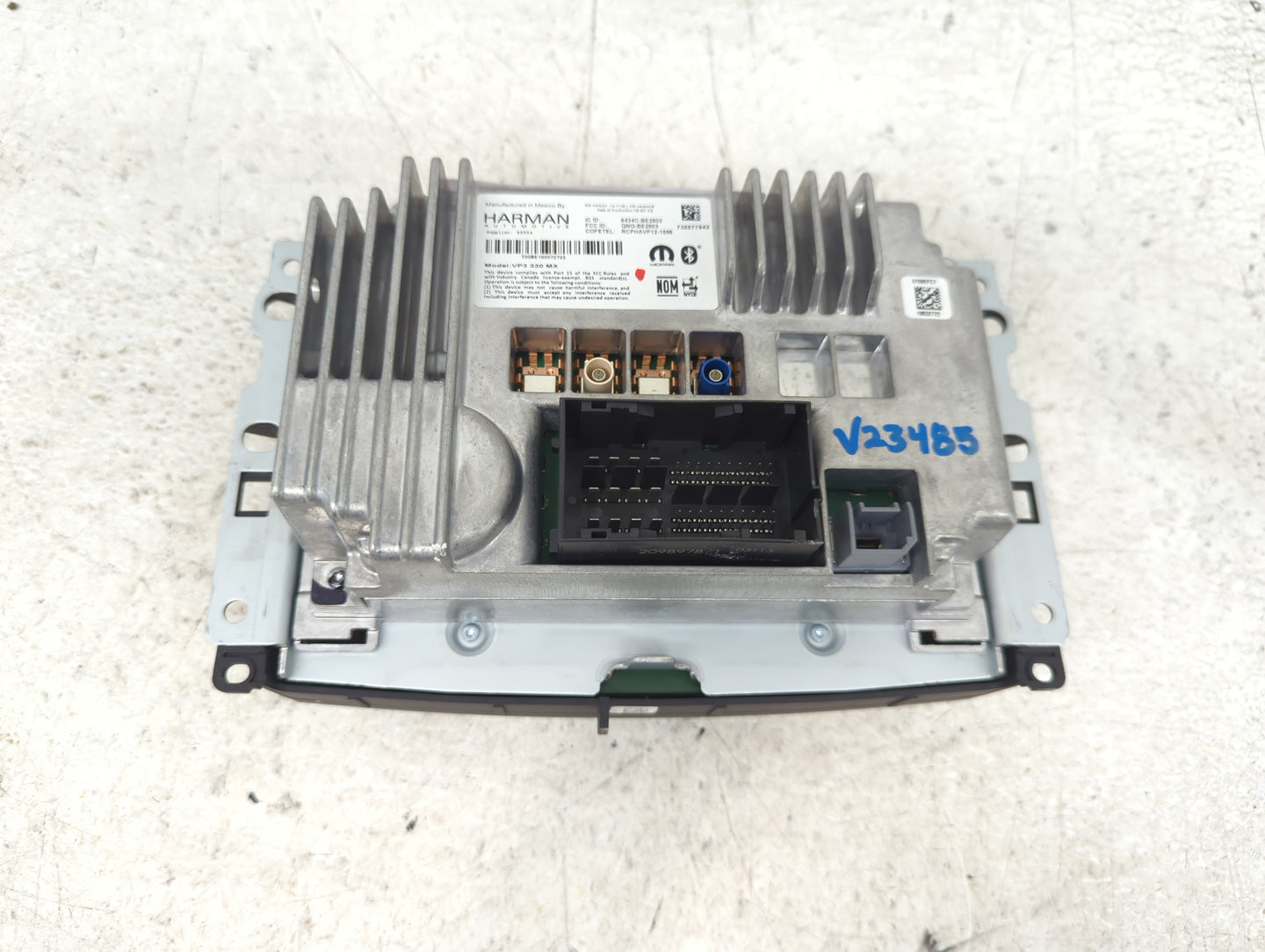 2014 Fiat 500 Radio AM FM Cd Player Receiver Replacement P/N:6434C-BE2803 Fits OEM Used Auto Parts - Oemusedautoparts1.com