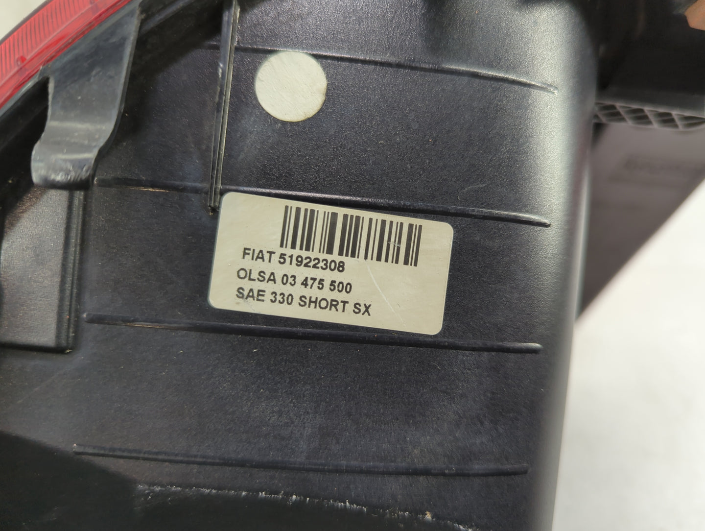 2014 Fiat 500 Tail Light Assembly Driver Left OEM P/N:51922308 Fits OEM Used Auto Parts - Oemusedautoparts1.com