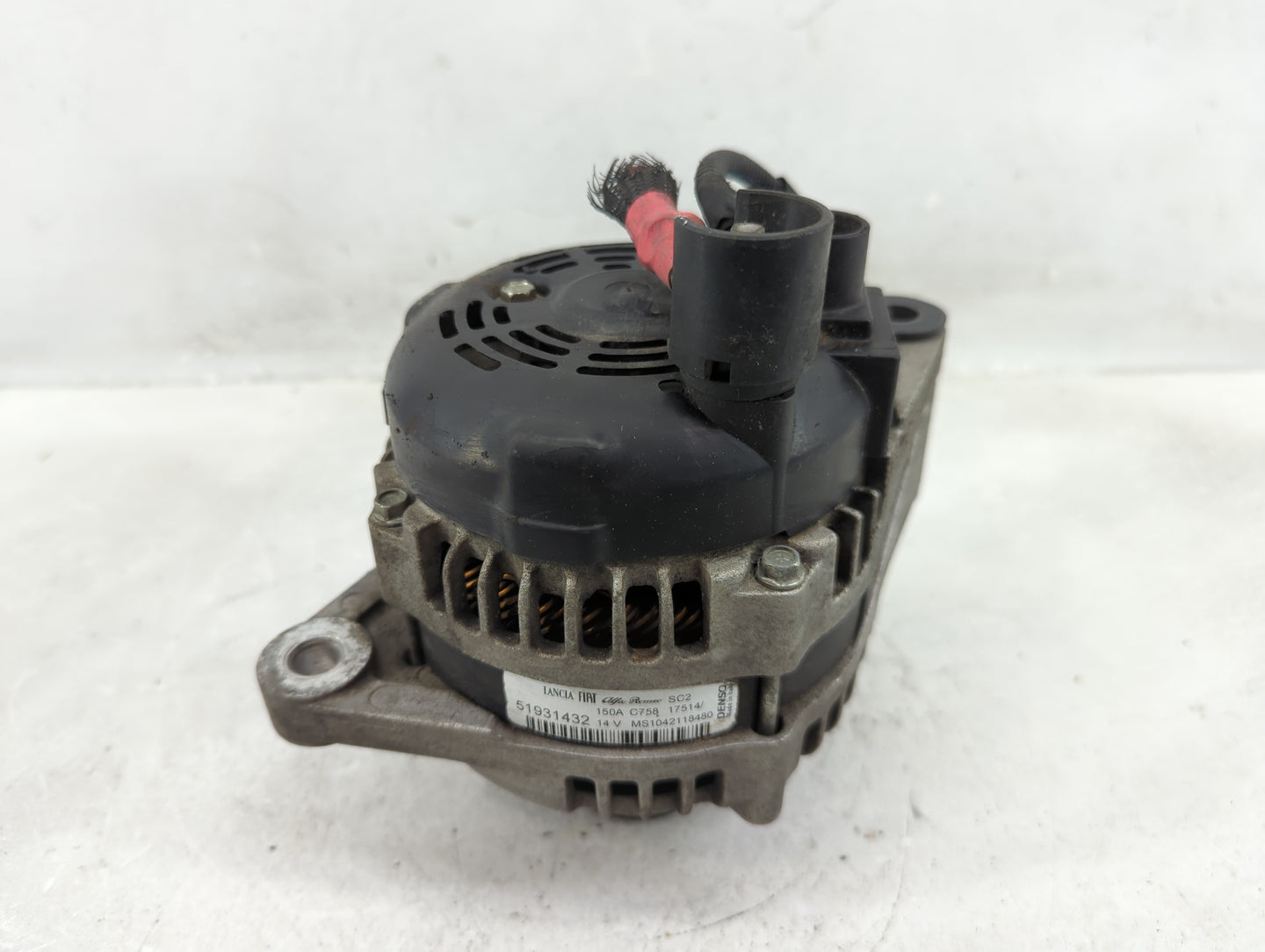 2014-2017 Fiat 500 Alternator Replacement Generator Charging Assembly Engine OEM P/N:51931432 Fits Fits 2014 2015 2016 2017 