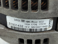 2014-2017 Fiat 500 Alternator Replacement Generator Charging Assembly Engine OEM P/N:51931432 Fits Fits 2014 2015 2016 2017 