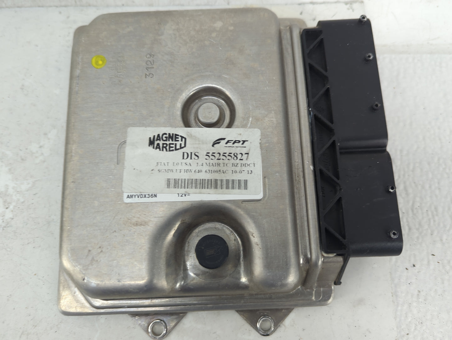 2014-2017 Fiat 500 PCM Engine Control Computer ECU ECM PCU OEM P/N:55255827 Fits Fits 2014 2015 2016 2017 OEM Used Auto Part