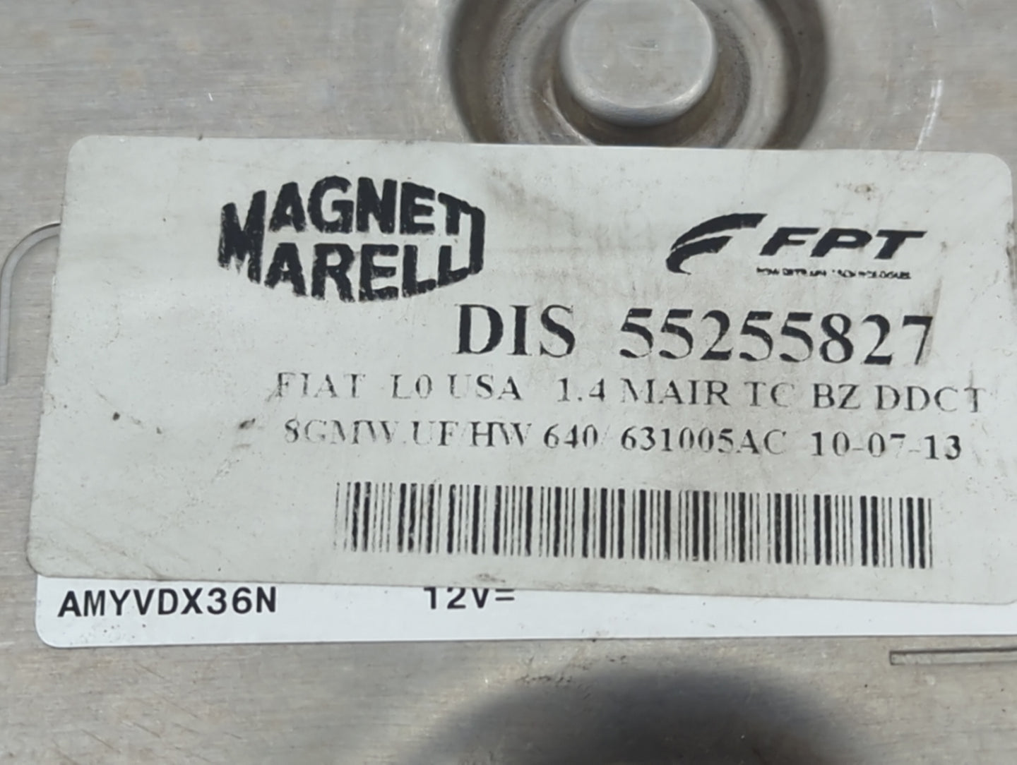 2014-2017 Fiat 500 PCM Engine Control Computer ECU ECM PCU OEM P/N:55255827 Fits Fits 2014 2015 2016 2017 OEM Used Auto Part