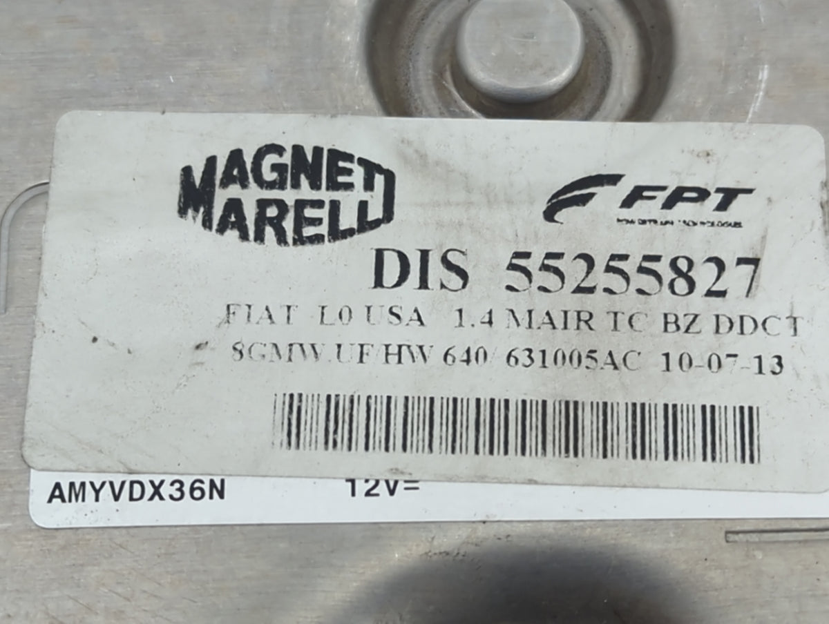 2014-2017 Fiat 500 PCM Engine Control Computer ECU ECM PCU OEM P/N:55255827 Fits Fits 2014 2015 2016 2017 OEM Used Auto Part