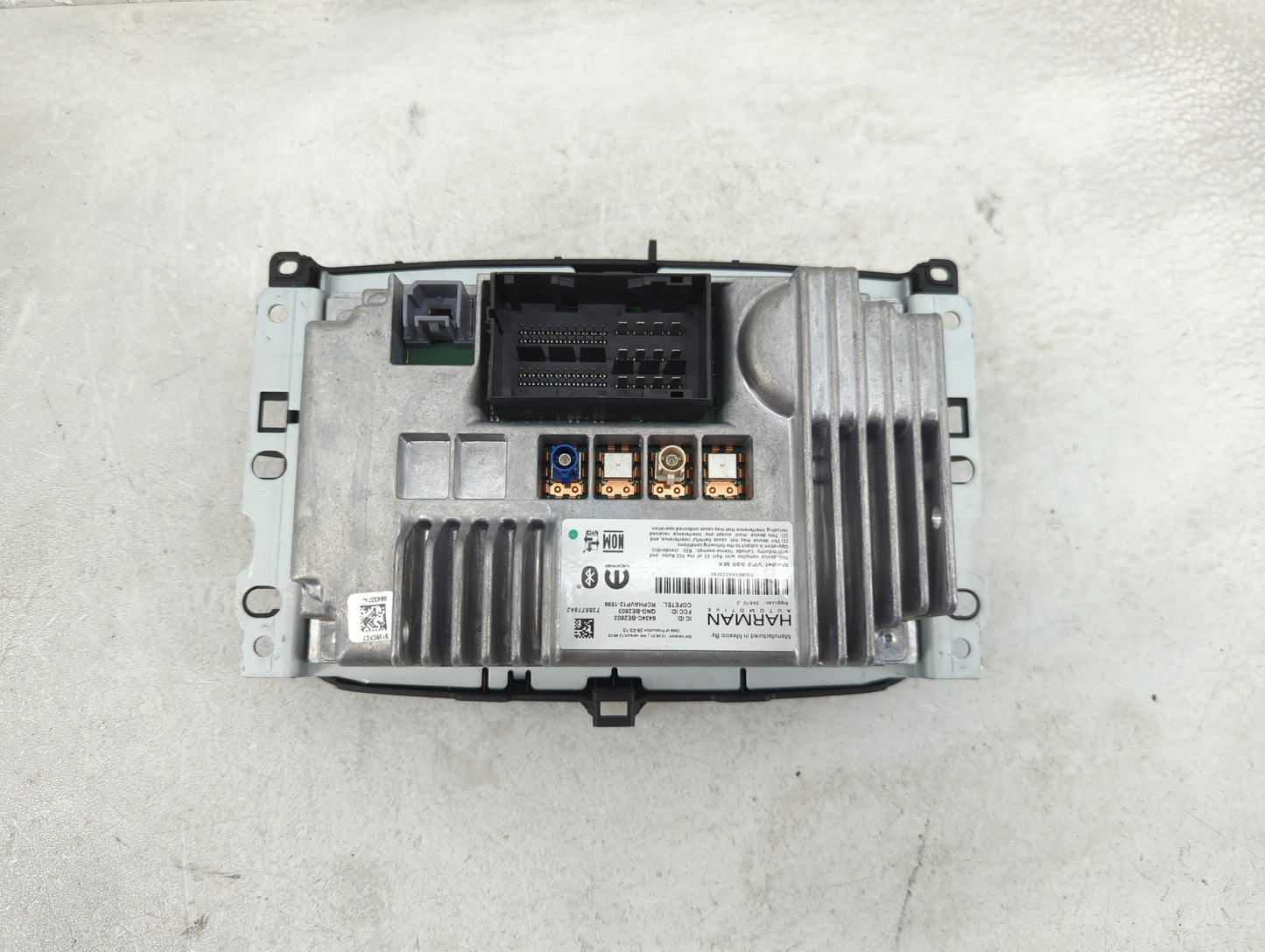 2014 Fiat 500 Radio AM FM Cd Player Receiver Replacement P/N:VP3 330 MX T00BE084373240, QNG-BE2803, 6434C-BE2803, 735577842 