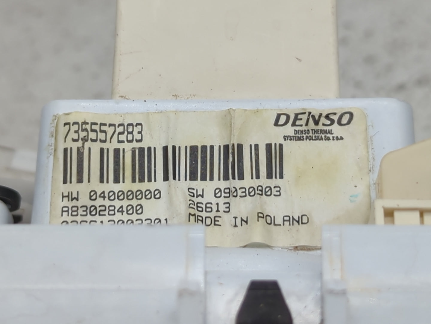 2012-2017 Fiat 500 Climate Control Module Temperature AC/Heater Replacement P/N:A83028400 735557283 Fits OEM Used Auto Parts