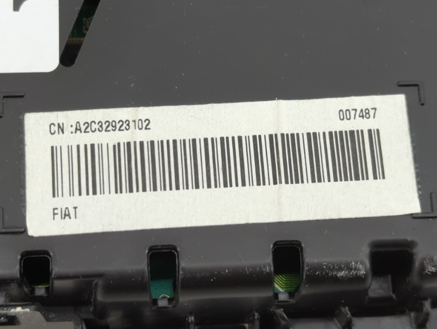 2014 Fiat 500 Instrument Cluster Speedometer Gauges P/N:A2C32923102 Miles: Fits OEM Used Auto Parts - Oemusedautoparts1.com