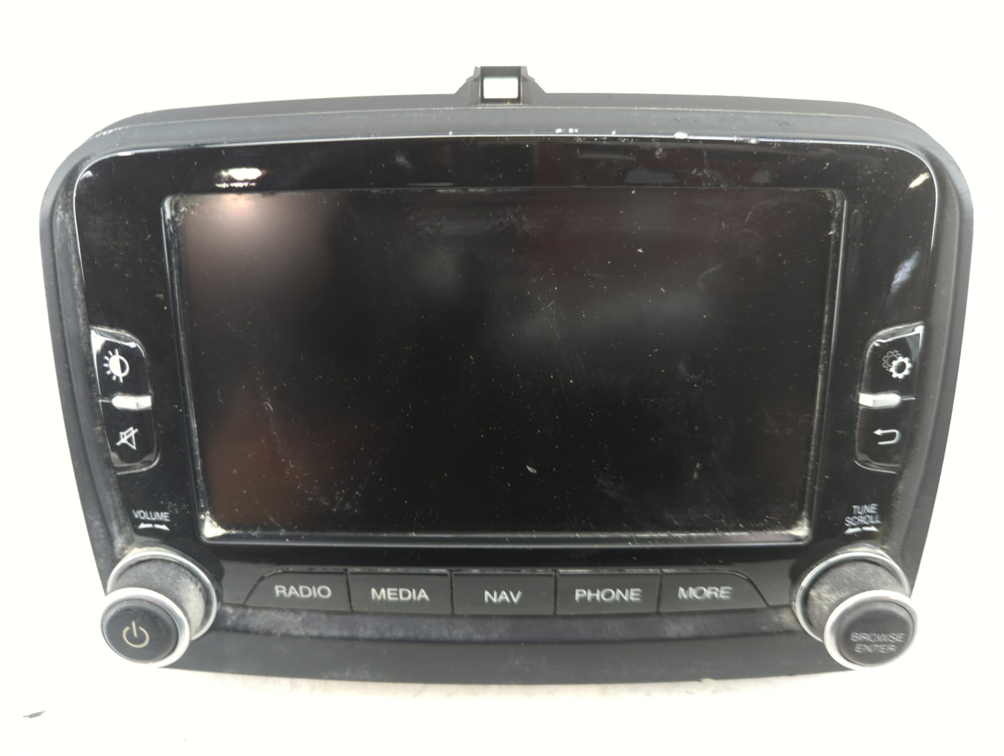 2014 Fiat 500 Radio AM FM Cd Player Receiver Replacement P/N:VP3 330 MX 6434C-BE2803, QNG-BE2803, RCPHAVP12-1596 Fits OEM Us