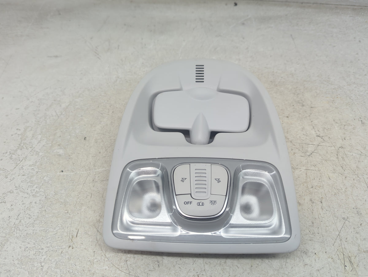 2014 Fiat 500 Overhead Roof Console Interior Dome Light Light Gray - Oemusedautoparts1.com