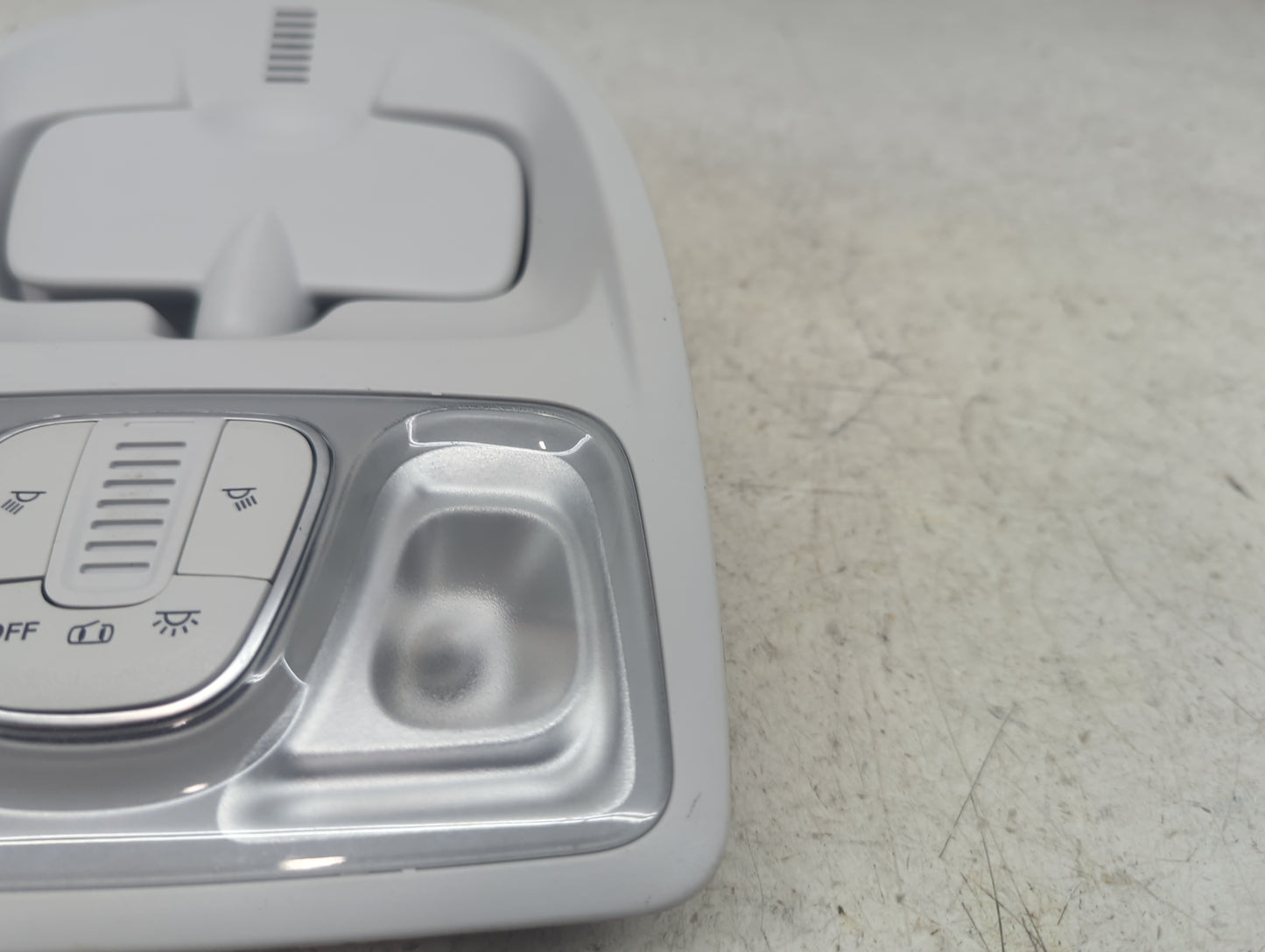 2014 Fiat 500 Overhead Roof Console Interior Dome Light Light Gray - Oemusedautoparts1.com