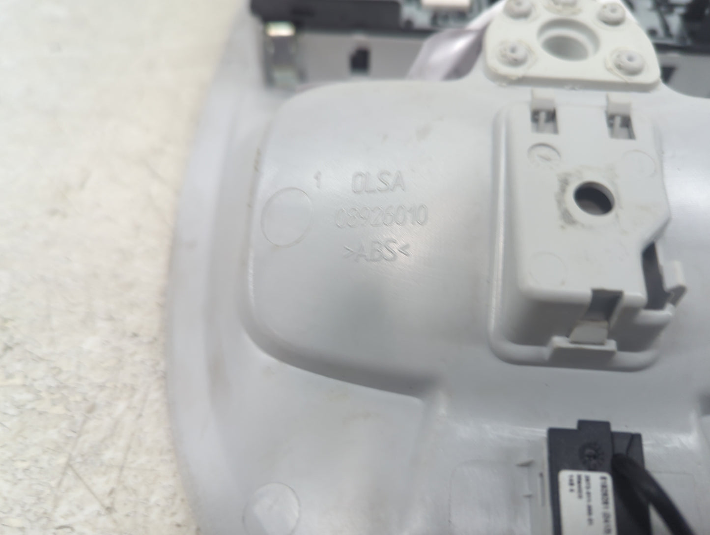 2014 Fiat 500 Overhead Roof Console Interior Dome Light Light Gray - Oemusedautoparts1.com