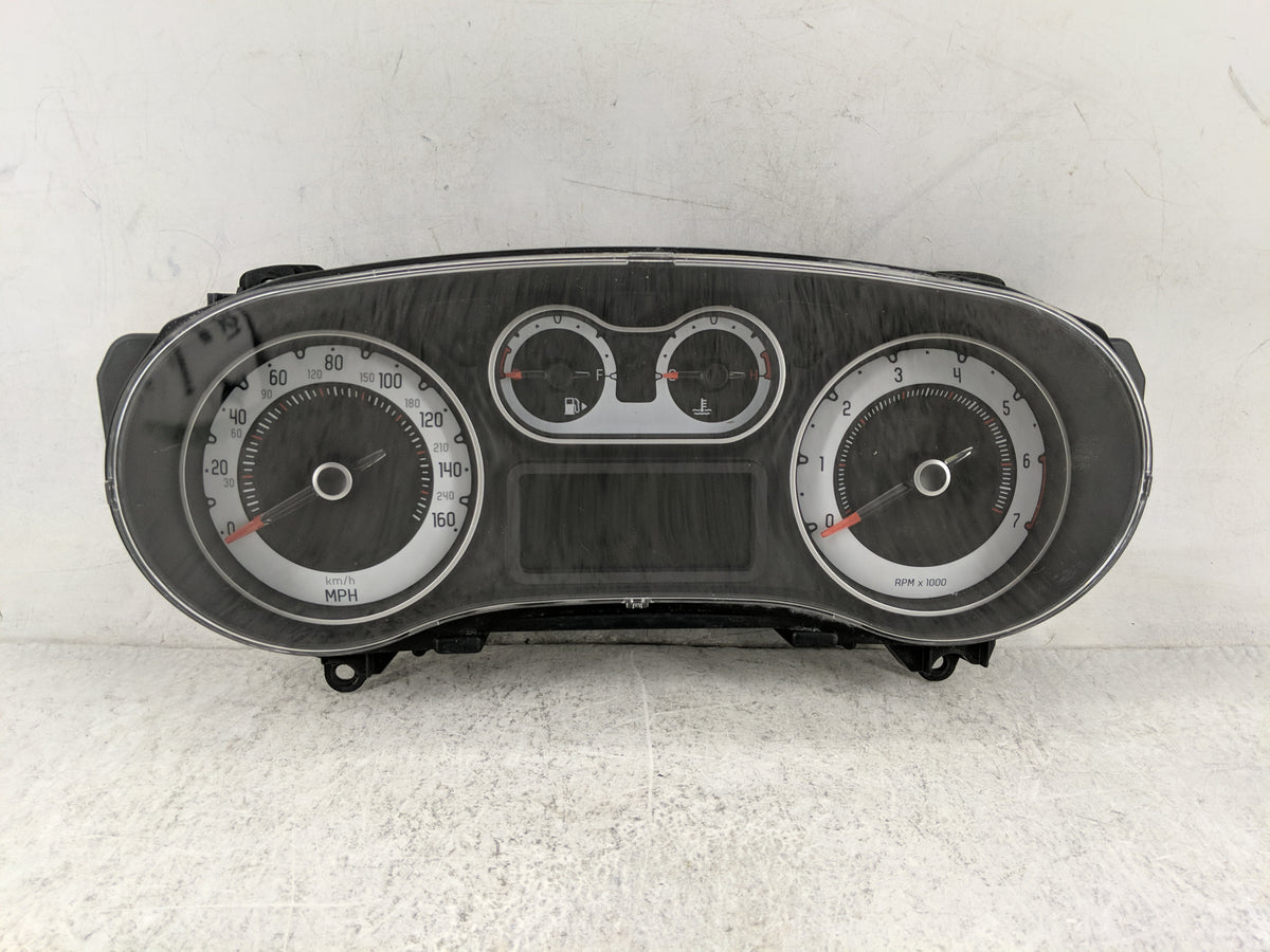 2014 Fiat 500 Instrument Cluster Speedometer Gauges P/N:A2C32923104 51975138, SW:1062 Miles: Fits OEM Used Auto Parts - Oemu