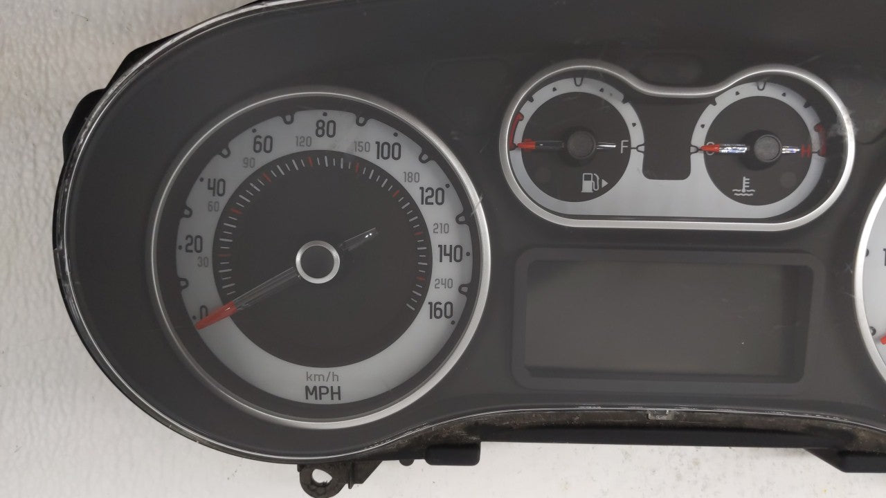 2014 Fiat 500 Instrument Cluster Speedometer Gauges P/N:51968387 Fits OEM Used Auto Parts - Oemusedautoparts1.com