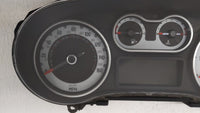 2014 Fiat 500 Instrument Cluster Speedometer Gauges P/N:51968387 Fits OEM Used Auto Parts - Oemusedautoparts1.com
