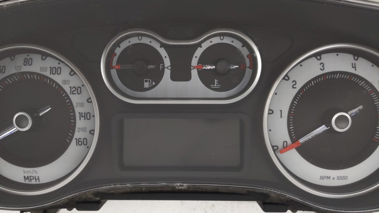 2014 Fiat 500 Instrument Cluster Speedometer Gauges P/N:51968387 Fits OEM Used Auto Parts - Oemusedautoparts1.com