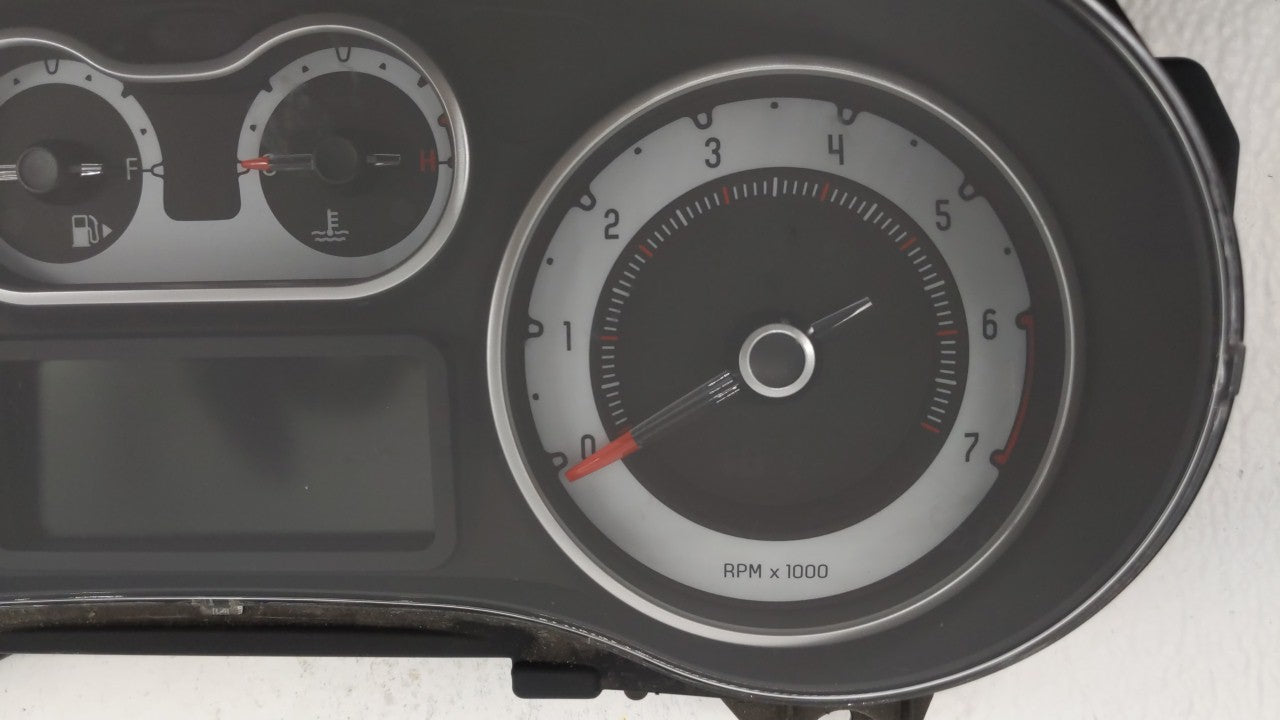 2014 Fiat 500 Instrument Cluster Speedometer Gauges P/N:51968387 Fits OEM Used Auto Parts - Oemusedautoparts1.com