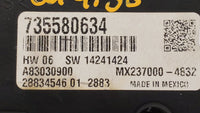 2014 Fiat 500 Climate Control Module Temperature AC/Heater Replacement P/N:A83030900 735580634 Fits OEM Used Auto Parts - Oe