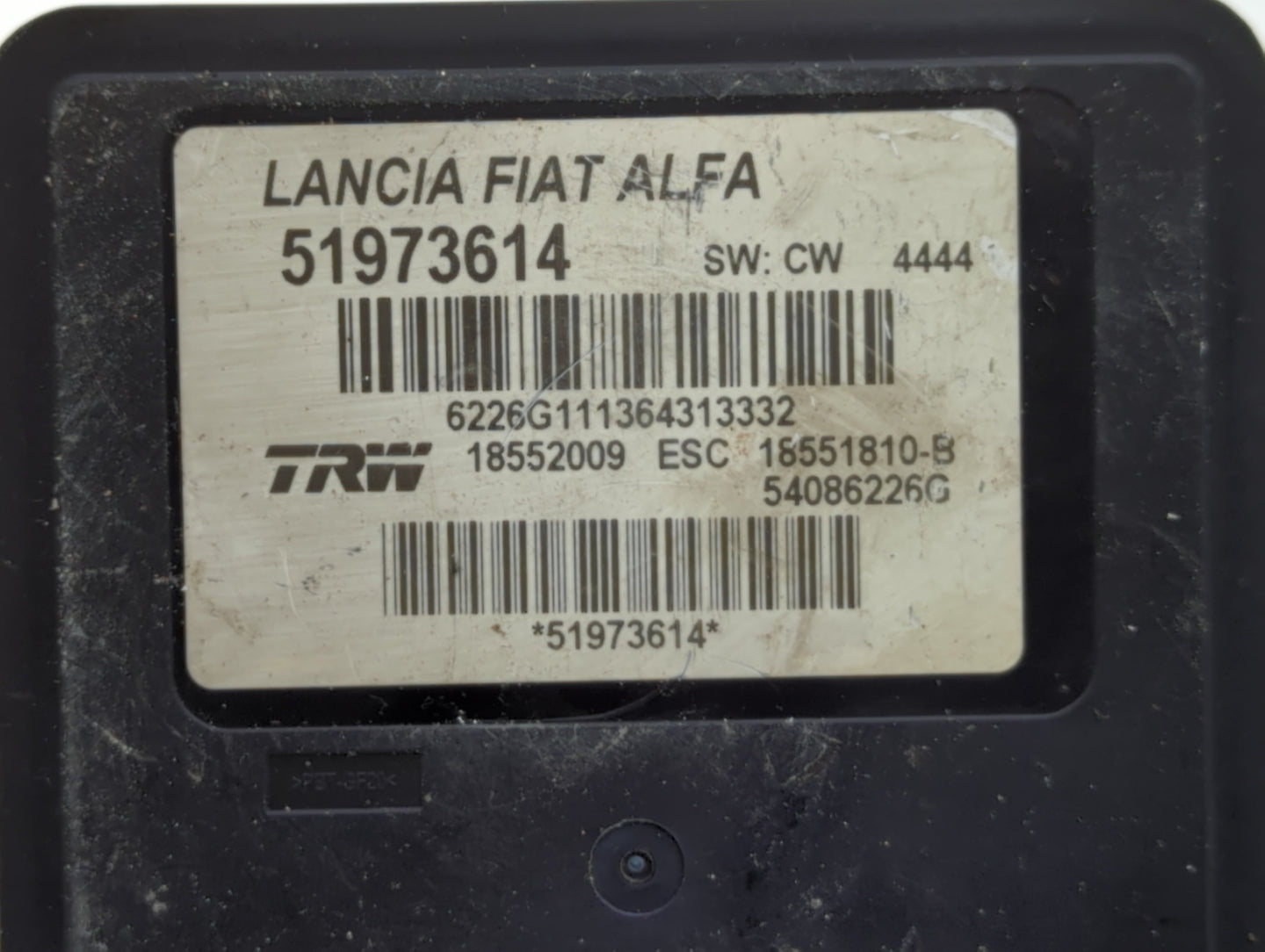 2014 Fiat 500 ABS Pump Control Module Replacement P/N:51920753 51973614 Fits OEM Used Auto Parts - Oemusedautoparts1.com
