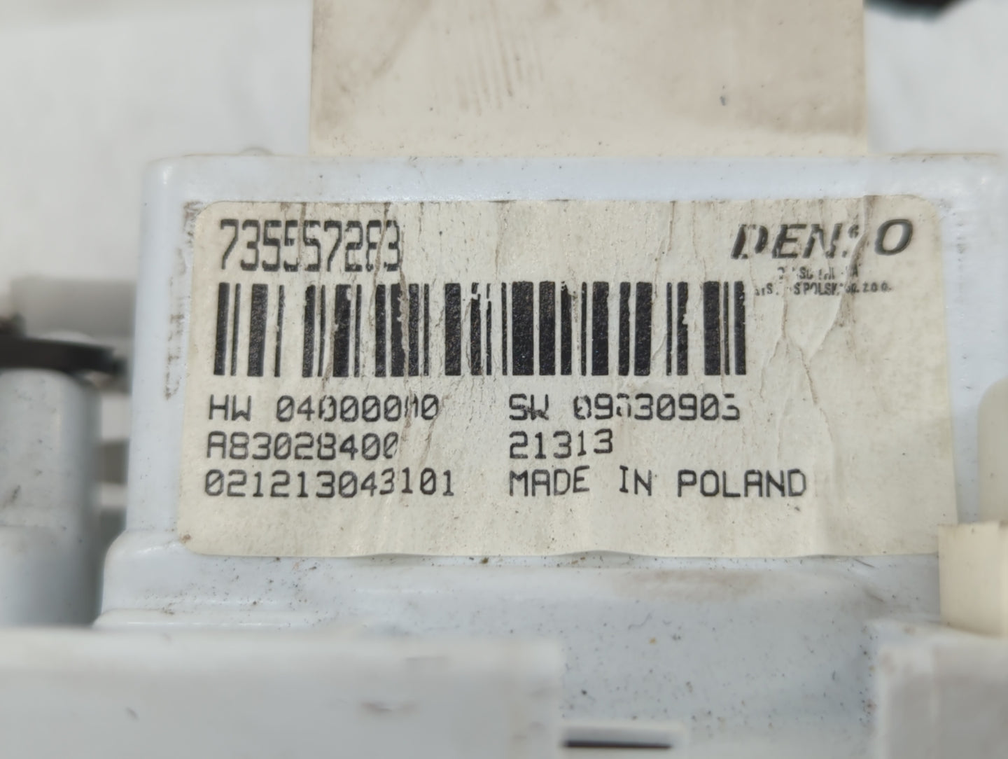 2014 Fiat 500 Climate Control Module Temperature AC/Heater Replacement P/N:838792Z 735580634, 735557283 Fits OEM Used Auto P