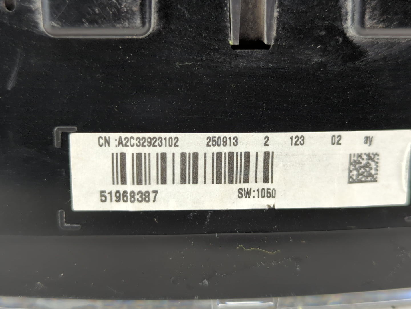 2014 Fiat 500 Instrument Cluster Speedometer Gauges P/N:51953204 51968251, 51975138, 51968387 Miles: Fits OEM Used Auto Part