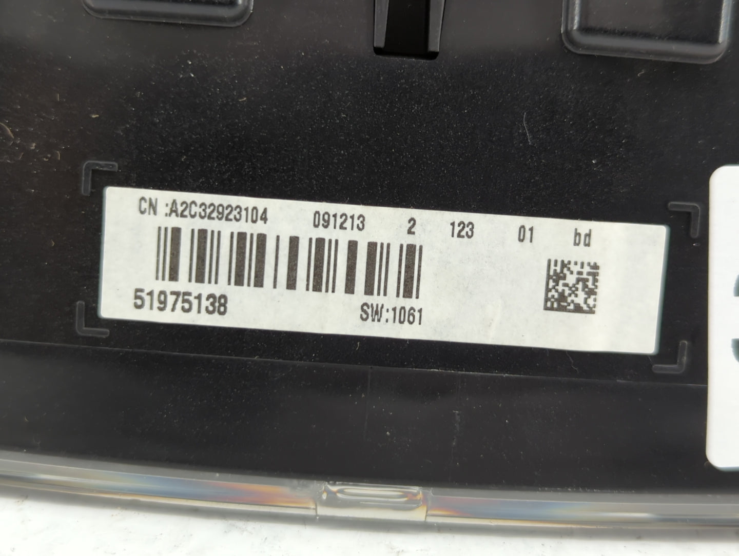 2014 Fiat 500 Instrument Cluster Speedometer Gauges P/N:51953204 51968251, 51975138, 51968387 Fits OEM Used Auto Parts - Oem