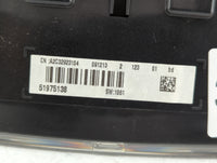 2014 Fiat 500 Instrument Cluster Speedometer Gauges P/N:51953204 51968251, 51975138, 51968387 Fits OEM Used Auto Parts - Oem