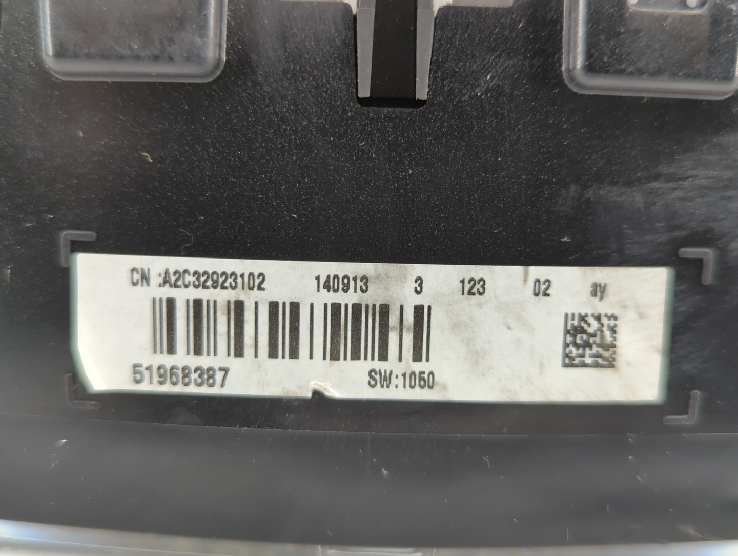 2014 Fiat 500 Instrument Cluster Speedometer Gauges P/N:51953204 51968251, 51975138, 51968387 Fits OEM Used Auto Parts - Oem