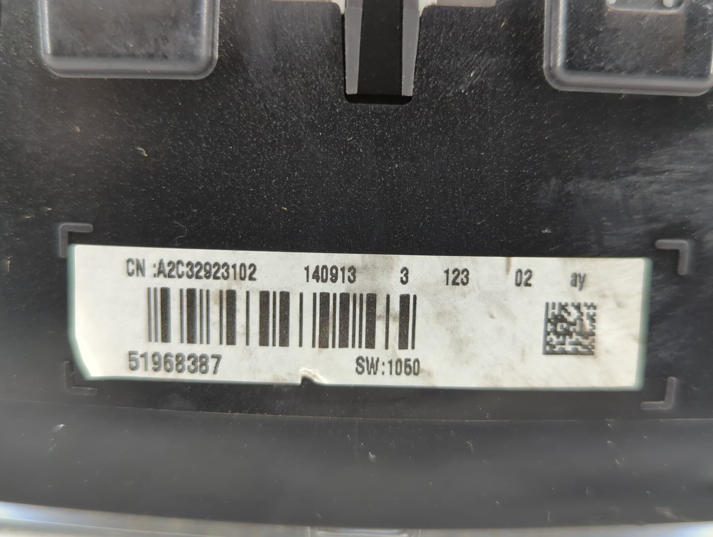 2014 Fiat 500 Instrument Cluster Speedometer Gauges P/N:51953204 51968251, 51975138, 51968387 Fits OEM Used Auto Parts - Oem