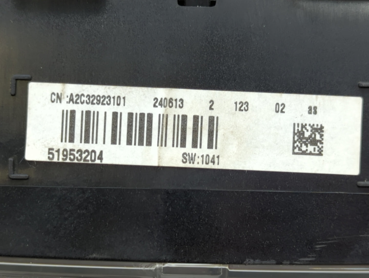 2014 Fiat 500 Instrument Cluster Speedometer Gauges P/N:51953204 51968251, 51975138, 51968387 Fits OEM Used Auto Parts - Oem