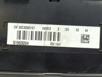 2014 Fiat 500 Instrument Cluster Speedometer Gauges P/N:51953204 51968251, 51975138, 51968387 Fits OEM Used Auto Parts - Oem