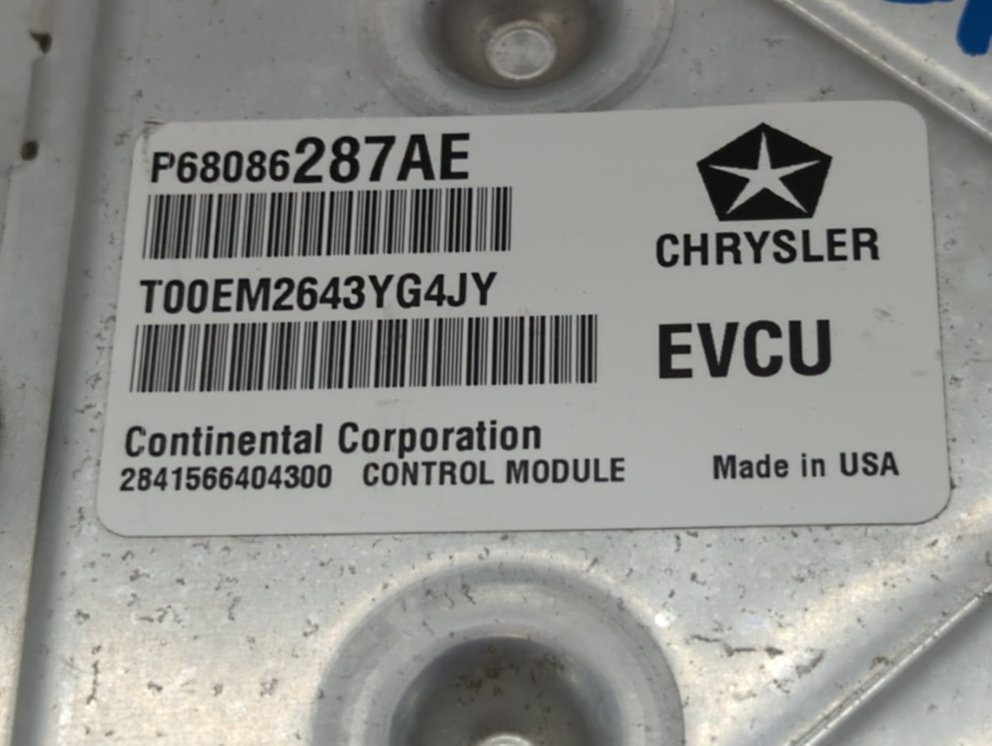 2014 Fiat 500 PCM Engine Control Computer ECU ECM PCU OEM P/N:P05192356AH P05192356AG, P68086287AE, P05192356AE Fits OEM Use