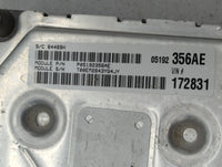 2014 Fiat 500 PCM Engine Control Computer ECU ECM PCU OEM P/N:P05192356AH P05192356AG, P68086287AE, P05192356AE Fits OEM Use