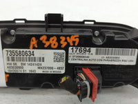 2014 Fiat 500 Climate Control Module Temperature AC/Heater Replacement P/N:735580634 Fits OEM Used Auto Parts - Oemusedautop