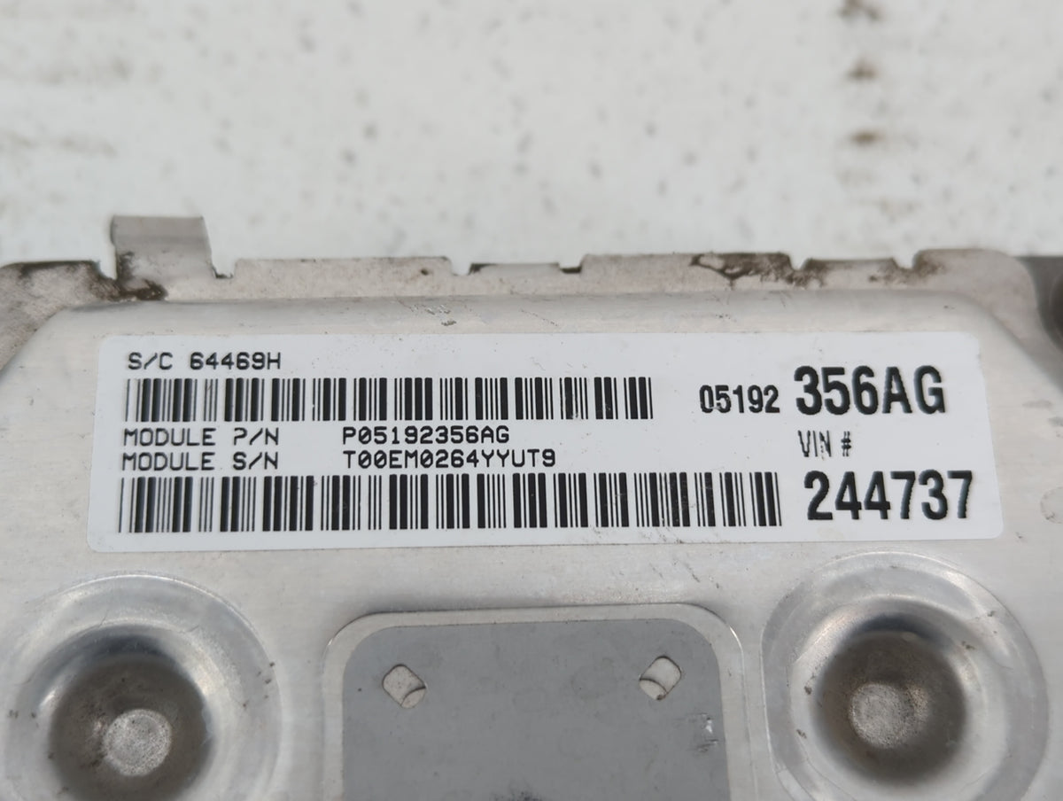 2013-2017 Fiat 500 PCM Engine Control Computer ECU ECM PCU OEM P/N:P68086287AE Fits Fits 2013 2014 2015 2016 2017 OEM Used A