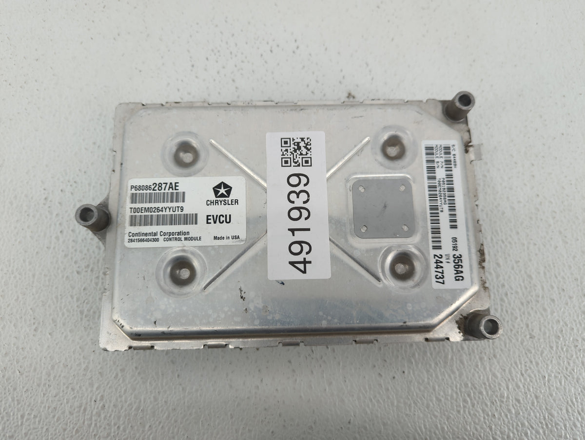2013-2017 Fiat 500 PCM Engine Control Computer ECU ECM PCU OEM P/N:P68086287AE Fits Fits 2013 2014 2015 2016 2017 OEM Used A