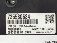 2014 Fiat 500 Climate Control Module Temperature AC/Heater Replacement P/N:838792Z 735580634, 735557283 Fits OEM Used Auto P