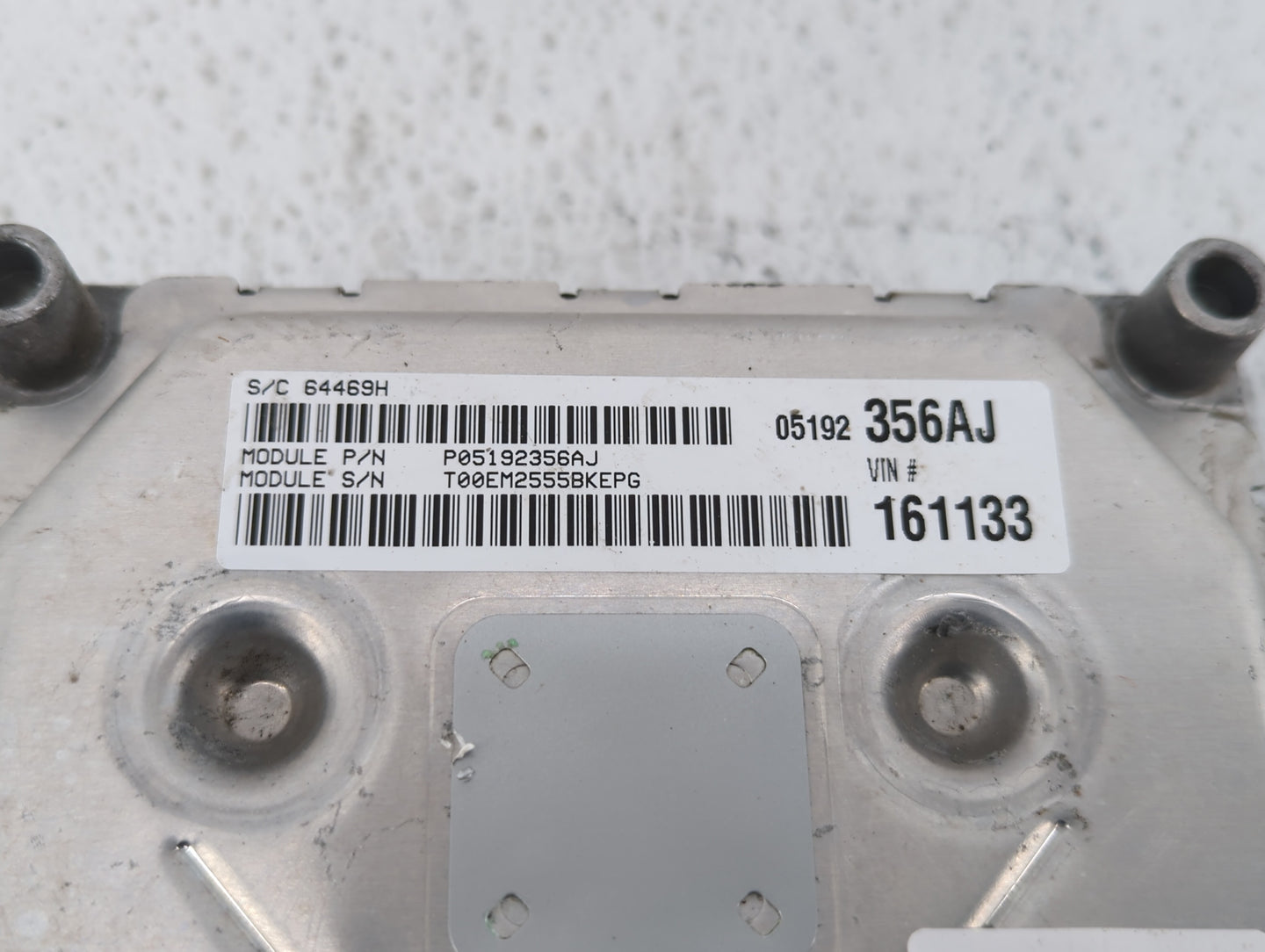 2014 Fiat 500 PCM Engine Control Computer ECU ECM PCU OEM P/N:P68086287AE Fits OEM Used Auto Parts - Oemusedautoparts1.com