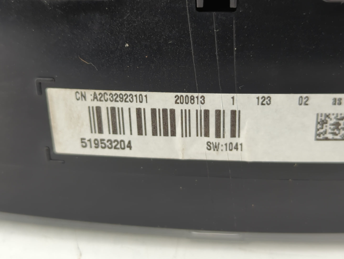 2014 Fiat 500 Instrument Cluster Speedometer Gauges P/N:51953204 51968251, 51975138, 51968387 Fits OEM Used Auto Parts - Oem