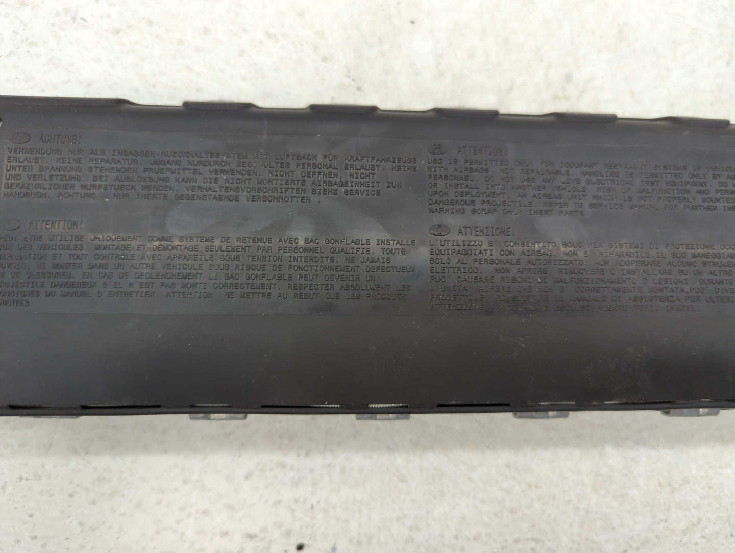 2014 Fiat 500 Air Bag Driver Left Knee OEM P/N:0589-P1-0071 Fits OEM Used Auto Parts - Oemusedautoparts1.com
