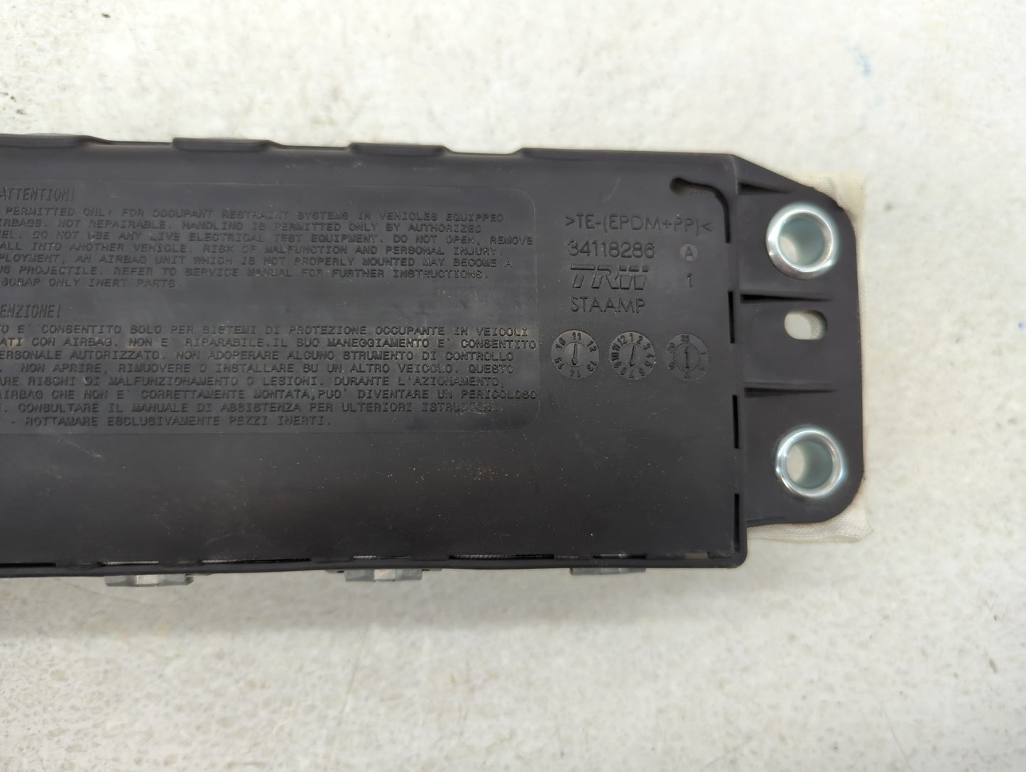 2014 Fiat 500 Air Bag Driver Left Knee OEM P/N:0589-P1-0071 Fits OEM Used Auto Parts - Oemusedautoparts1.com