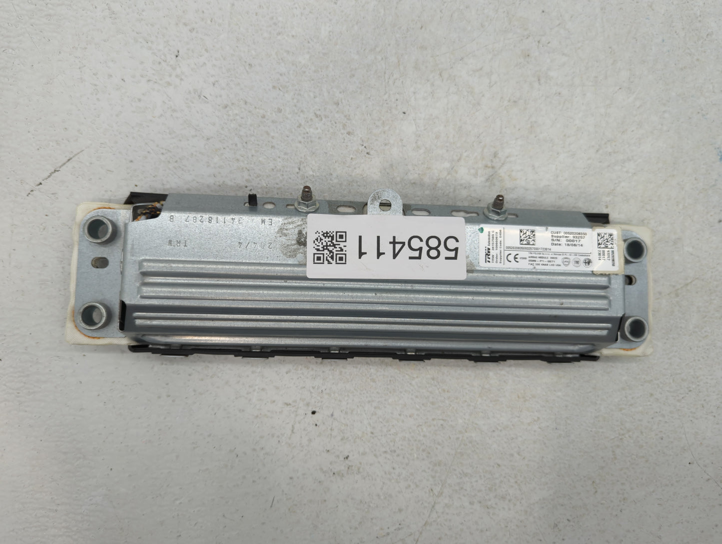 2014 Fiat 500 Air Bag Driver Left Knee OEM P/N:0589-P1-0071 Fits OEM Used Auto Parts - Oemusedautoparts1.com