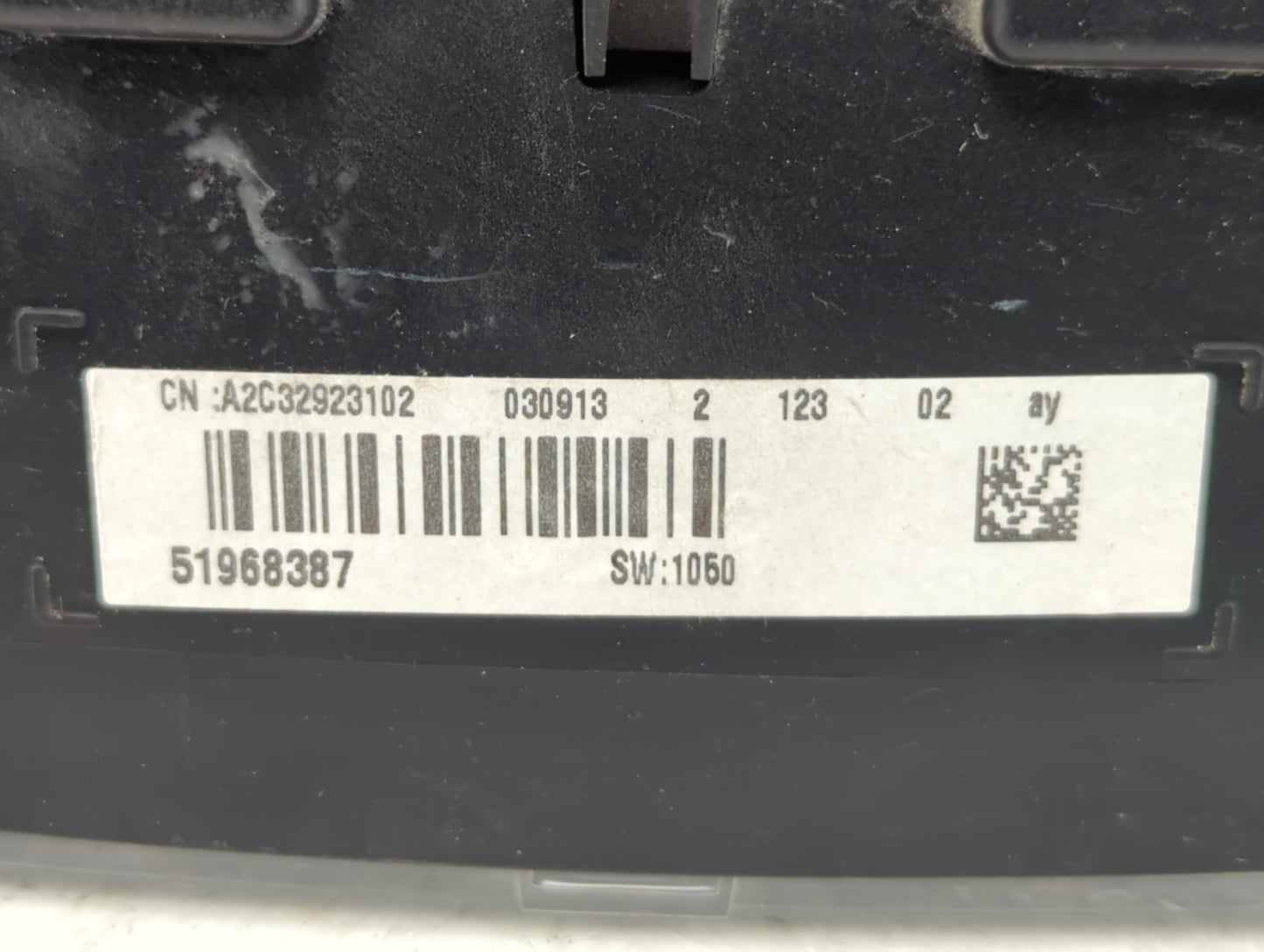 2014 Fiat 500 Instrument Cluster Speedometer Gauges P/N:51953204 51968251, 51975138, 51968387 Fits OEM Used Auto Parts - Oem